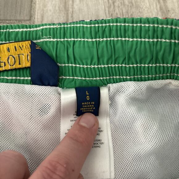 Polo Ralph Lauren Swim Trunks Men L Colorful Floral Hawaiian Shorts Bathing Suit - Picture 5 of 11